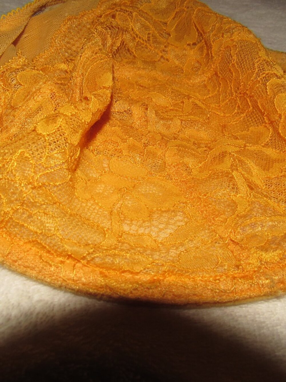 HSIA Orange Unlined Bra Size 44DDD USED - Picture 2 of 6